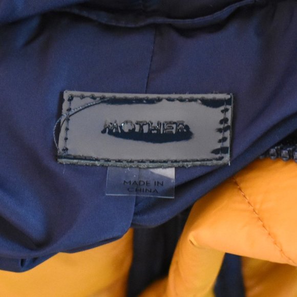 MOTHER | The Sher-Puff Zip Pullover in Inka Gold - Picture 8 of 16